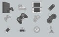 Gamepad and Game console Icons 03