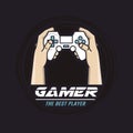 Gamepad in hands