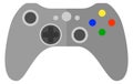 Gamepad icon. Gamer device. Pc and console controller