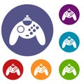 Gamepad icons set