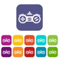 Gamepad icons set