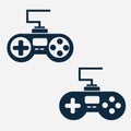 Gamepad icons vector illustration