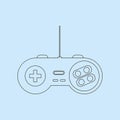 Gamepad Joystick Icon Royalty Free Stock Photo