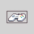 Gamepad pixel art vector illustration for game Royalty Free Stock Photo