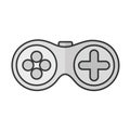 Gamepad videogame console