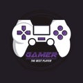 Gamepad white logo