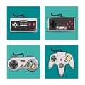 Gamepads technology icons