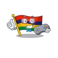 Gamer flag mauritius kept in mascot cupboard