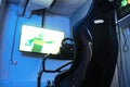 Gamer`s chair for simulating an auto simulator