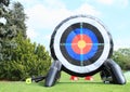 Games without Borders - inflatable target Royalty Free Stock Photo