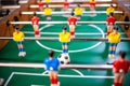 Games: soccer table,Table football competition Royalty Free Stock Photo