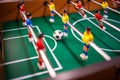 Games: soccer table,Table football competition Royalty Free Stock Photo