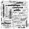 games word cloud, this word cloud use for banner, painting, motivation, web-page, website background, t-shirt & shirt printing,