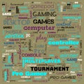 games word cloud, this word cloud use for banner, painting, motivation, web-page, website background, t-shirt & shirt printing,