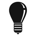 Gamification bulb idea icon, simple style Royalty Free Stock Photo
