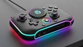 Gaming controller with vibrant backlighting and customizable buttons for immersive play Royalty Free Stock Photo