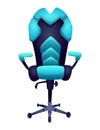 Gaming equipment. Comfortable or ergonomic armchair for gaming entertainment. E-sport accessorie. Element for gamer