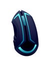 Gaming equipment. Game mouse for gaming entertainment. E-sport accessorie. Element for gamer tournament or championship