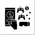 Gaming glyph icon