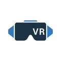 Gaming, goggle, reality, virtual icon. Editable vector logo