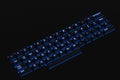 Gaming keyboard with LED backlit