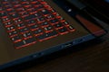 Gaming Laptop close-up (3) Royalty Free Stock Photo