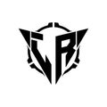 Gaming Logo Triangle With Scope Tactical Style