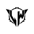 Gaming Logo Triangle With Scope Tactical Style