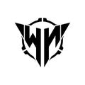 Gaming Logo Triangle With Scope Tactical Style