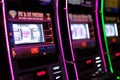 Gaming slot machines in casino