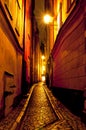 Gamla Stan,The Old Town in Stockholm, Sweden Royalty Free Stock Photo