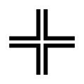 Gamma cross symbol icon