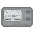 Gamma Radiation Personal Dosimeter. Radiometer.