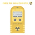 Gamma Radiation Personal Dosimeter. Royalty Free Stock Photo