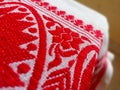 Gamosa or gamusa is a traditional textile pattern from Assam