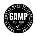 GAMP good automated manufacturing practice certified symbol icon