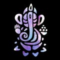 Ganapati. Hindu God Ganesha Royalty Free Stock Photo