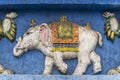 Gandantegchinlen Monastery Elephant Detail Royalty Free Stock Photo