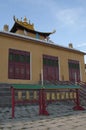 Gandantegchinlen Monastery in Ulan Bator, Mongolia Royalty Free Stock Photo
