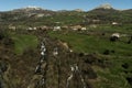 Gandara village and waterfalls in Cantabria Royalty Free Stock Photo