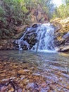 Gandarela 27 laps Waterfall, Honorio Bicalho, Rio Acima, Minas Gerais, Brazil. Royalty Free Stock Photo