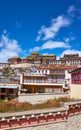 Ganden Sumtsenling Monastery on a sunny day, China