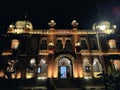 Gandhi Hall or townhall of Indore at night Royalty Free Stock Photo