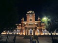 Gandhi Hall or townhall of Indore at night Royalty Free Stock Photo