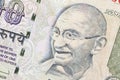 Gandhi image on 100 rupies indian banknote