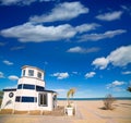 Gandia Beach sand in Mediterranean Sea of Spain Royalty Free Stock Photo