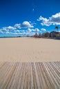 Gandia Beach sand in Mediterranean Sea of Spain Royalty Free Stock Photo