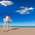 Gandia beach in Valencia Mediterranean Spain