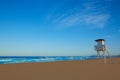 Gandia beach in Valencia of Spain