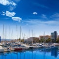 Gandia Nautico Marina boats in Mediterranean Spain Royalty Free Stock Photo